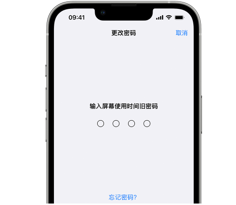 社旗县iPhone屏幕维修分享iPhone屏幕使用时间密码忘记了怎么办 